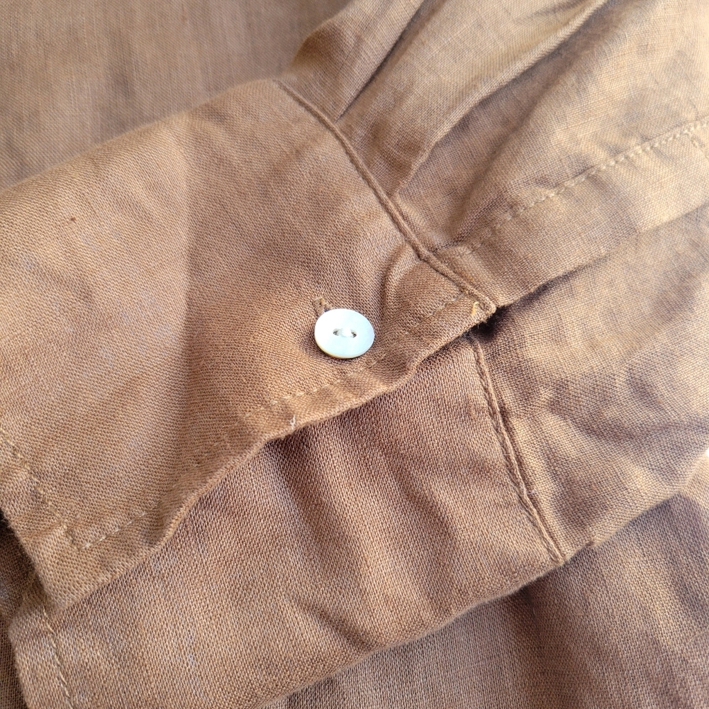 Magaschoni Linen Tunic Size Small - image 3